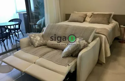 Apartamento com 49m², 1 quarto, 1 banheiro, 1 vaga para venda no brooklin, mobiliado