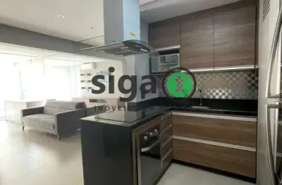 Apartamento em pinheiros para venda, mobiliado com 49m², 1 quarto, 1 vaga, andar alto