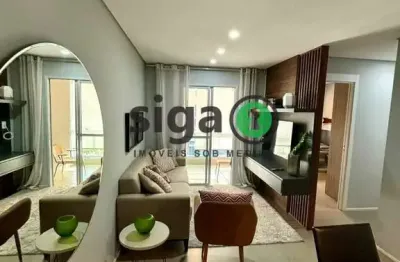 Apartamento para locação no morumbi, são paulo - sp - 55m², todo mobiliado, 2 vagas!