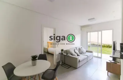 Apartamento garden no jardim leonor | mobiliado, 1 dorm e 2 vagas!