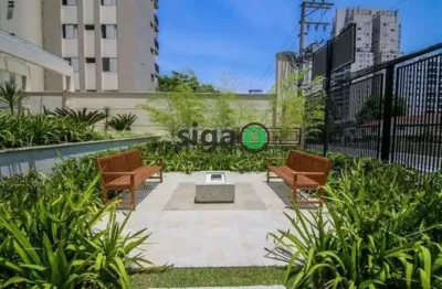 Apartamento à venda, mobiliado 1 dormitório  43m²  1 vaga  campo belo ? sp
