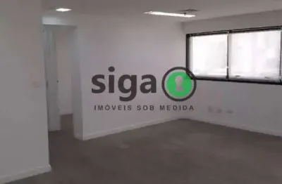 Sala comercia para aluygar na vila olímpia - 90m². 4 banheiros e 2 vagas
