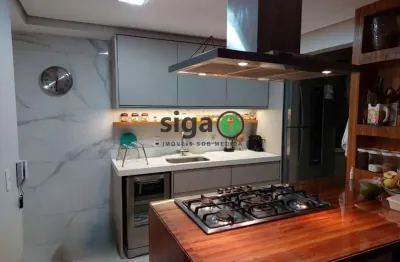 Apartamento para venda com duas suites, ambientes integrados, duas vagas de garagem e lazer completo