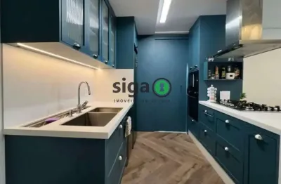 Apartamento com 122m², 3 suites, 3 vagas, para  venda, semi mobiliado
