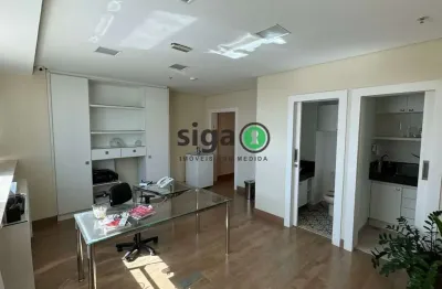 Sala comercial para alugar com 74m² no condominio bonnaire morumbi