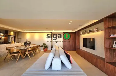 Apartamento para venda no campo belo com 3 suítes, 145m²