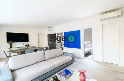 Cobertura duplex para venda com 165m², 2 suites, 3 vagas, mobiliado