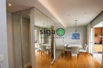 Apartamento mobiliado à venda com 2 suítes e 2 vagas na vila andrade