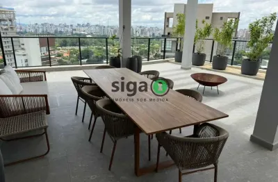 Apartamento duplex á venda 78m² 2 quartos, localizado em moema - são paulo.