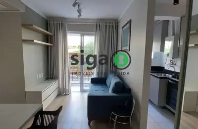 Próximo do shopping:  apto 2 dorms, novo, mobiliado, vaga e depósito.