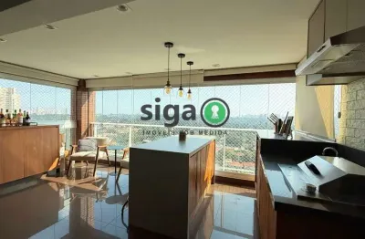 Apartamento para venda mobiliado decorado com 2 dormitorios no cube campo belo