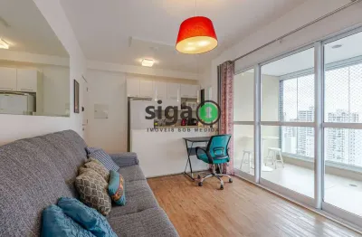 Studio de 45m² com suíte | mobiliado e pronto para morar | 300m do metrô ana rosa!