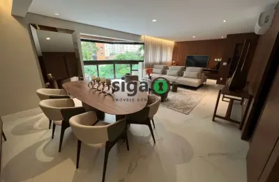 Apartamento com 3 suíte(s),e 3 vaga(s) de garagem, para venda - vila nova conceição - mobiliado.