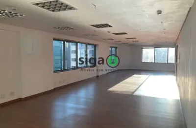 Conjunto comercial com 116m², no itaim bibi, para locação, com 2 vagas e 4 banheiros. sem mobilia