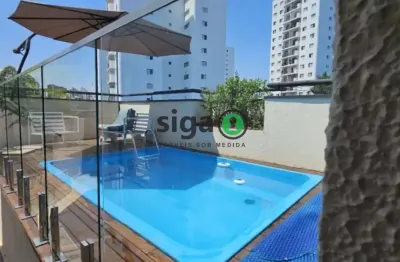 Cobertura duplex na vila suzana -166m², 3 quartos, 3 vagas !