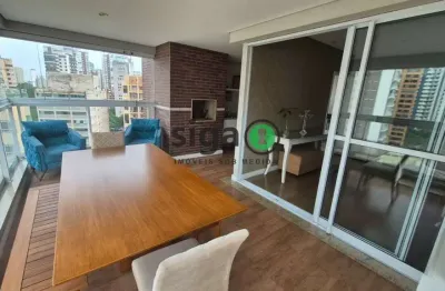 Apartamento á venda no morumbi com varanda gourmet e linda vista, por 1.350.000