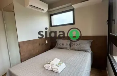Apartamento 21m² para locação localizado em moema/sp