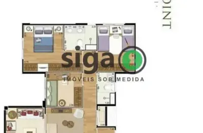 Apartamento com 2 quartos à venda na Rua Desembargador Dalmo do Valle Nogueira, 111, Vila Suzana, São Paulo