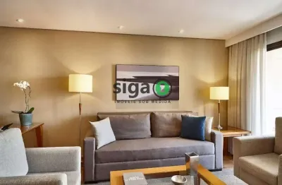 Apartamento de alto padrão com 62m² , para locação com 1 suite, 1 vaga, mobiliado no jardim paulista