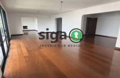 Apartamento para locação - 330m² , 4 quartos, 3 vagas em santo amaro