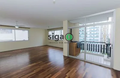 Apto para locação com 160m², 3 quartos sendo 1 suite, 2 vagas no itaim, sem mobilia