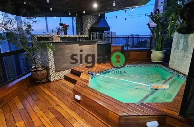 Apartamento á venda no morumbi com 70m², 2 vagas, varanda com piscina e churrasqueira!
