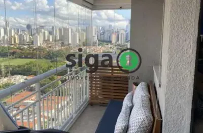 Apartamento á venda no brooklin, de 45m, 1 quarto e 1 vaga.
