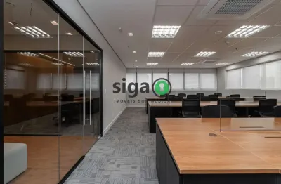 Conjunto comercial para locação 120m² localizado no brooklin/sp