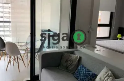 Flat mobiliado para venda- 34m² com varanda no condomínio v xchange jardins!!