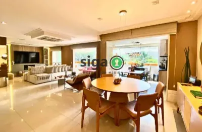 Apartamento à venda de 163m2 com 3 suítes e 4 vagas de garagem, na vila andrade