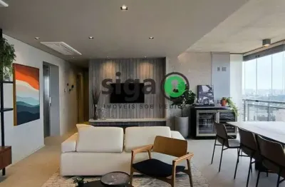 Apartamento mobiliado para venda no brooklin 03 suítes, são paulo - sp