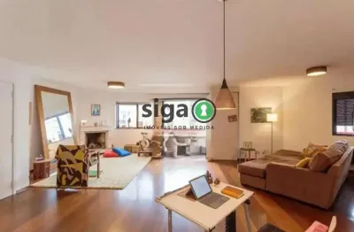Apto para locação ou venda, mobiliado, com 146m², 2 suites, 2 vagas no itaim bibi.
