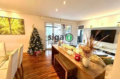 Apartamento à venda com 105m², 3 quartos e 2 vagas na chacara santo antonio