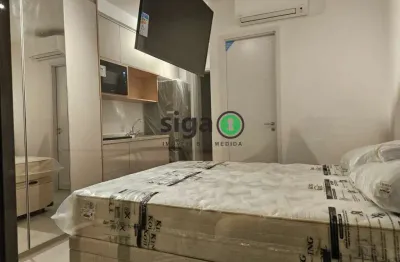 Apartamento studio para locação mobiliado em pinheiros, são paulo - sp