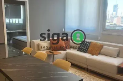 Apartamento 48m² mobiliado, 2 quartos para locação, localizado na chácara santo antônio/sp