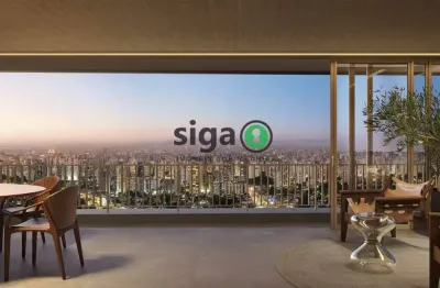 Apartamento de alto padrão com 4 suítes e 4 vagas no brooklin