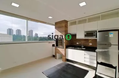 Cobertura duplex a venda 65 m² 1 dormitório, 1 vaga - panamby -sp