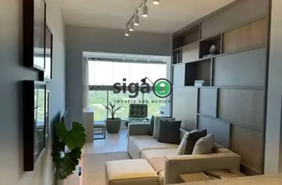 Apto mobiliado com 66m² para locação em pinheiros com 2 quartos, sendo 1 suite e 1 vaga
