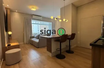 Itaim bibi: apartamento 61/m², 1 dormitório, 1 vaga.