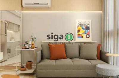 Apartamento á venda 38m² com 1 quarto, 1 vaga  localizado no eixo berrini x chucrizaidan.