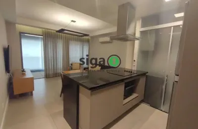 Apartamento 64m² com 1 dormitório sendo 1suíte localizado no brooklin/sp