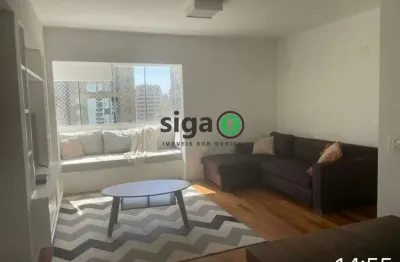 Apto com 115m², no itaim bibi, para locação , mobiliado com 3 quartos sendo 1 suite, 2 vagas