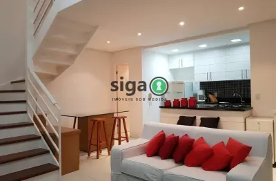 Apartamento para locação no morumbi mobiliado com 2 vagas.