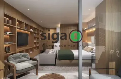 Studio 36m² perfeito para investir ou morar na vila olímpia com 1 vaga e lazer completo - funchal
