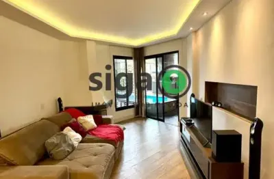 Apartamento para locação the regent com 78m², piscina privativa na varanda gourmet, 2 vagas!