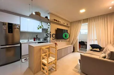 Apartamento à venda, com 68m2, 2 quartos, sendo 1 suite, no brooklin