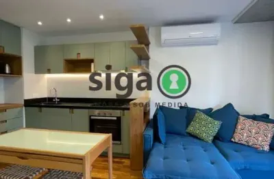 Apto para locação mobiliado com 45m², 1 suite, 1 vaga na vila madalena
