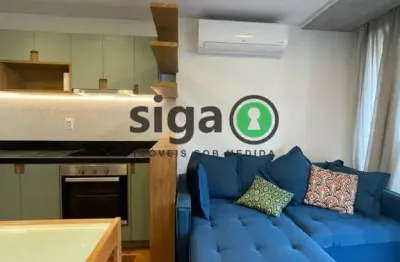 Apto para locação mobiliado com 45m², 1 suite, 1 vaga na vila madalena