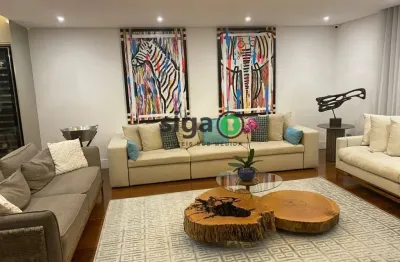 Apartamento a venda mobiliado no real parque, de 211 m2, 3 quartos e 4 vagas