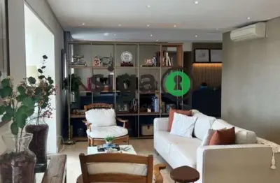 Apto à venda com 200m², 3 suites, 4 vagas, semi mobiliado, andar alto, no panamby